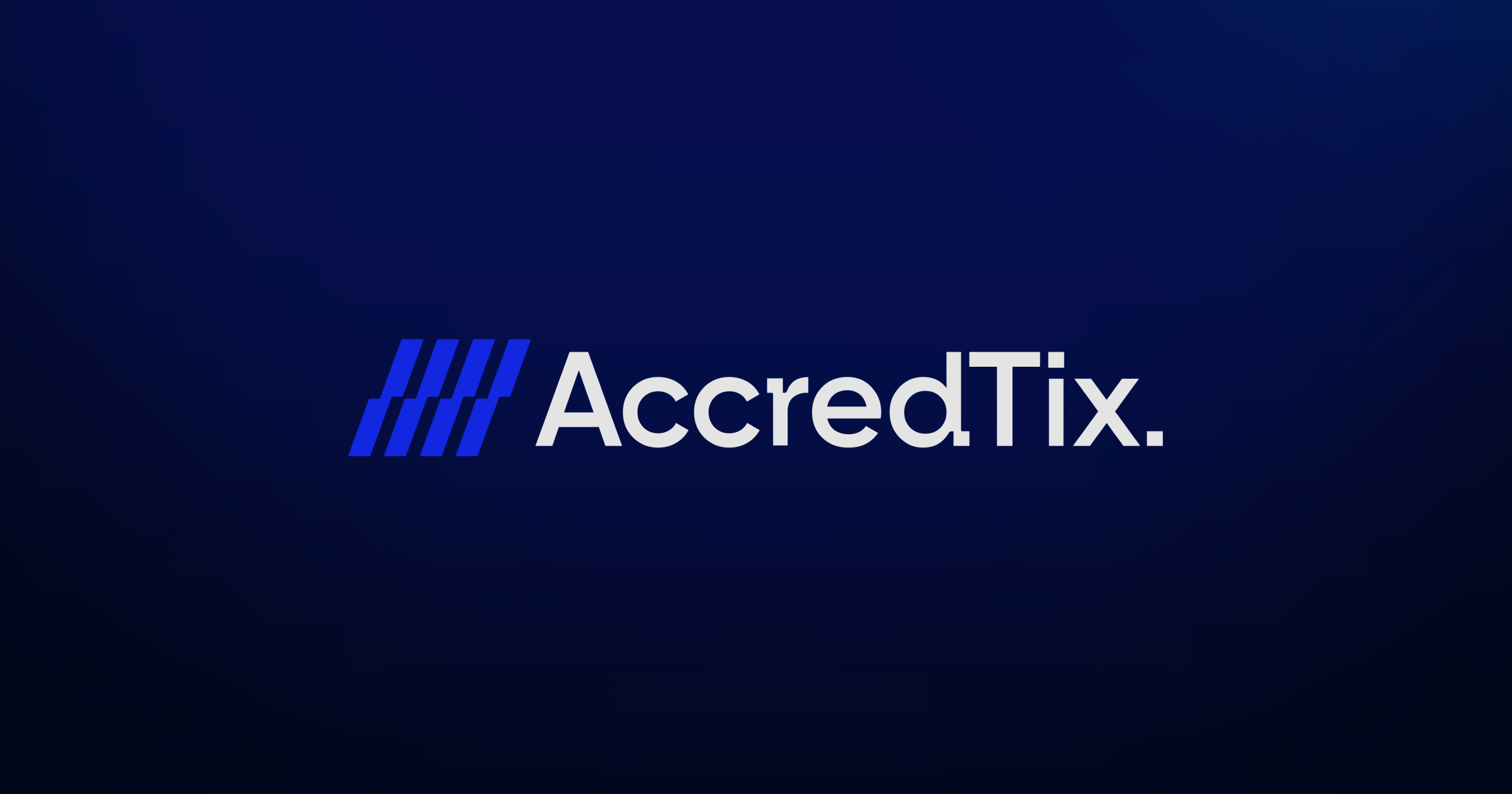 AccredTix is live: free accreditation, set up in minutes